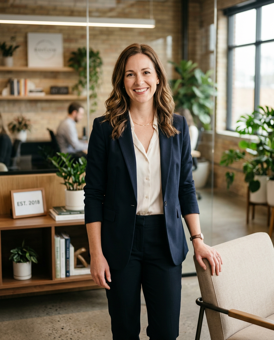 Professional founder portrait